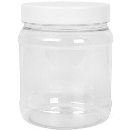 Słoik okrągły z pokrywką gwint 100/400 transparentny 1000ml