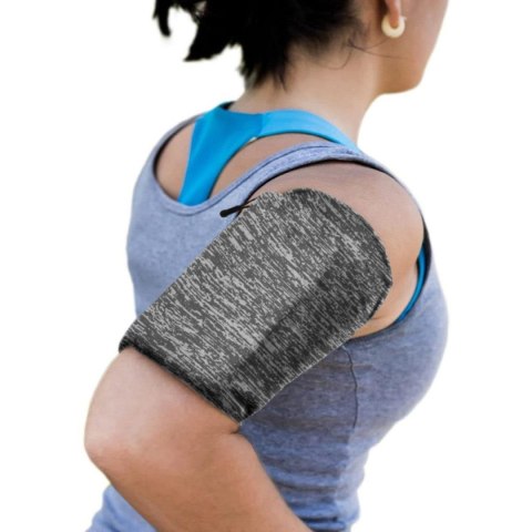 Opaska na ramię do biegania ćwiczeń fitness armband S szara Opaska na ramię do biegania ćwiczeń fitness armband S szara
