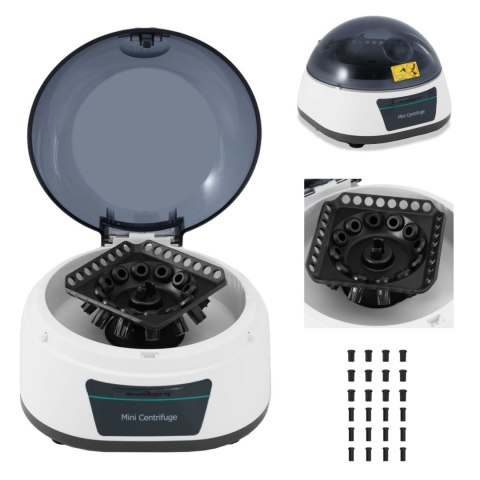 Wirówka laboratoryjna na 12 probówek rotor 2w1 7000 obr./min 25 W Wirówka laboratoryjna na 12 probówek rotor 2w1 7000 obr./min 25 W
