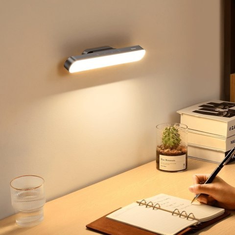 Magnetyczna lampka nocna LED lampa pod szafkę do domu kuchni pokoju szary Magnetyczna lampka nocna LED lampa pod szafkę do domu kuchni pokoju szary