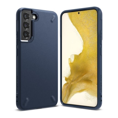 Wytrzymałe elastyczne etui pokrowiec Galaxy S22+ Onyx granatowy Wytrzymałe elastyczne etui pokrowiec Galaxy S22+ Onyx granatowy