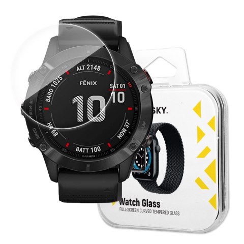 Hybrydowe szkło ochronne do Garmin Fenix 6X Pro przezroczysty Hybrydowe szkło ochronne do Garmin Fenix 6X Pro przezroczysty