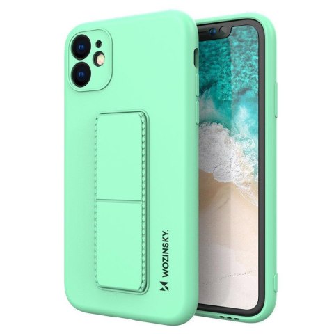 Silikonowe etui z podstawką etui Samsung Galaxy A72 4G Kickstand Case miętowe Silikonowe etui z podstawką etui Samsung Galaxy A72 4G Kickstand Case miętowe