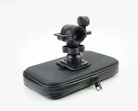 Mocowanie na kierownicę z głowicą 360 do uchwytu rowerowego na telefon czarny Mocowanie na kierownicę z głowicą 360 do uchwytu rowerowego na telefon czarny