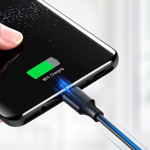 Kabel przewód USB-A 3.0 - USB-C 3A 0.5m - czarny Kabel przewód USB-A 3.0 - USB-C 3A 0.5m - czarny