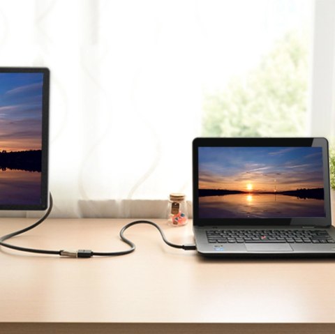 Przedłużacz kabla przewodu HDMI 2.0 4K 5m - czarny Przedłużacz kabla przewodu HDMI 2.0 4K 5m - czarny