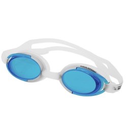 Okulary pływackie Aqua-Speed Malibu biało-niebieskie N/A