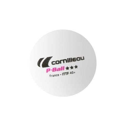 Piłeczki do tenisa stołowego Cornilleau P-BALL ITTF białe 3 szt. N/A Piłeczki do tenisa stołowego Cornilleau P-BALL ITTF białe 3 szt. N/A