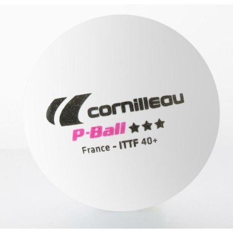 Piłeczki do tenisa stołowego Cornilleau P-BALL ITTF białe 3 szt. N/A Piłeczki do tenisa stołowego Cornilleau P-BALL ITTF białe 3 szt. N/A