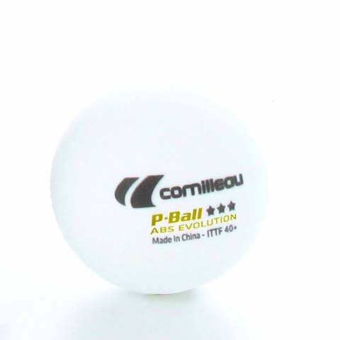 Piłeczki do tenisa stołowego Cornilleau P-BALL ITTF białe 3 szt. N/A Piłeczki do tenisa stołowego Cornilleau P-BALL ITTF białe 3 szt. N/A