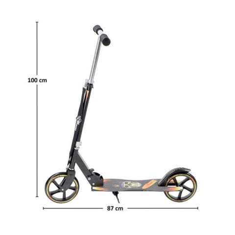 Hulajnoga Nils Extreme HA205D BLACK PU 205MM N/A Hulajnoga Nils Extreme HA205D BLACK PU 205MM N/A