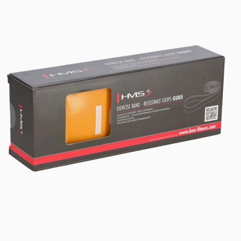 Guma do ćwiczeń HMS ORANGE GU05 101x4,5x2080 mm N/A Guma do ćwiczeń HMS ORANGE GU05 101x4,5x2080 mm N/A