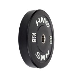 Talerz olimpijski HMS BLACK BUMPER 25 kg BBR25 N/A
