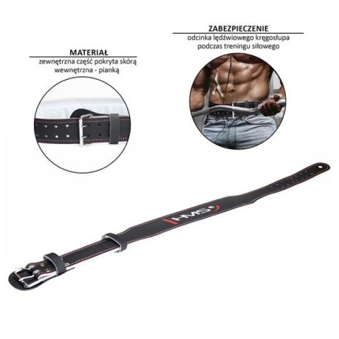 Pas do ćwiczeń siłowych HMS black PA3778 r.XL N/A Pas do ćwiczeń siłowych HMS black PA3778 r.XL N/A