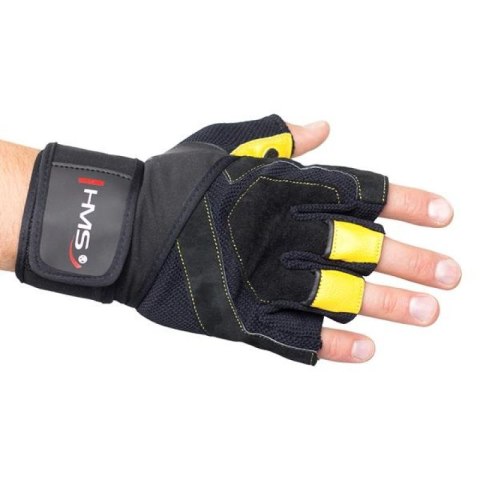 Rękawice na siłownię Black/Yellow HMS RST01 r.XL N/A Rękawice na siłownię Black/Yellow HMS RST01 r.XL N/A