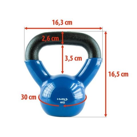 Kettlebell żeliwny Blue HMS KNV04 N/A Kettlebell żeliwny Blue HMS KNV04 N/A