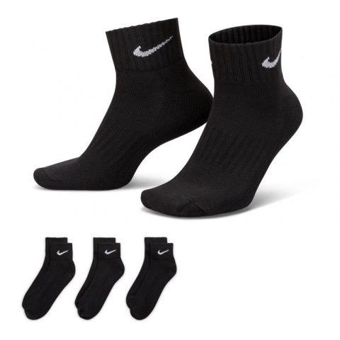 Skarpety Nike Value Cotton Quarter 3pary SX4926 001 L: 42-46 Skarpety Nike Value Cotton Quarter 3pary SX4926 001 L: 42-46