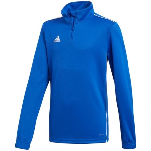 Bluza adidas Core 18 Training Top niebieska JR CV4140 116cm Bluza adidas Core 18 Training Top niebieska JR CV4140 116cm