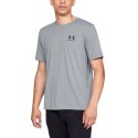 Koszulka UA Sportstyle Left Chest SS M 1326799 - szara L