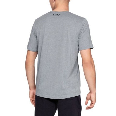 Koszulka UA Sportstyle Left Chest SS M 1326799 - szara L Koszulka UA Sportstyle Left Chest SS M 1326799 - szara L