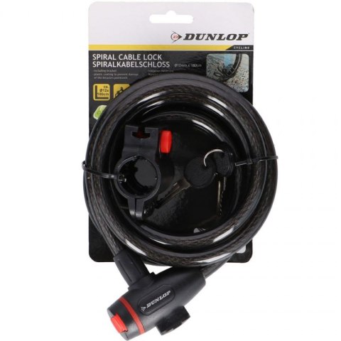 Zapięcie rowerowe Dunlop spiral cable lock 12 mm ST 56376 N/A Zapięcie rowerowe Dunlop spiral cable lock 12 mm ST 56376 N/A