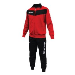 Dres Givova Tuta Visa TR018 1210 czerwony/czarny 2XS