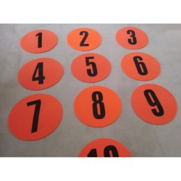 Znaczniki pola płaskie numerowane 1-10 Yakimasport 100326 N/A