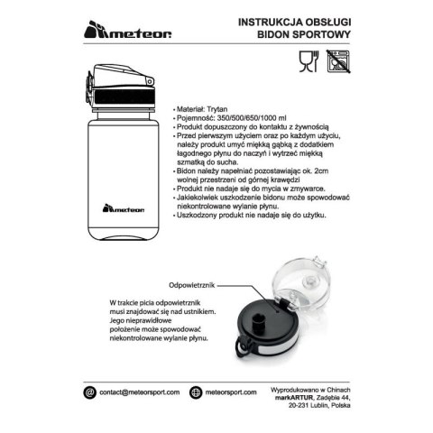Bidon Meteor 74579-74580 uniw Bidon Meteor 74579-74580 uniw