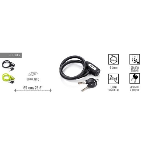Zapięcie Rowerowe Meteor Blocker 31549 uniw Zapięcie Rowerowe Meteor Blocker 31549 uniw