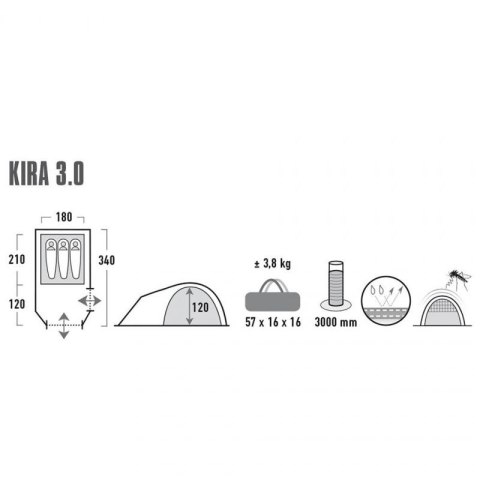 Namiot High Peak Kira 3 10370 N/A Namiot High Peak Kira 3 10370 N/A