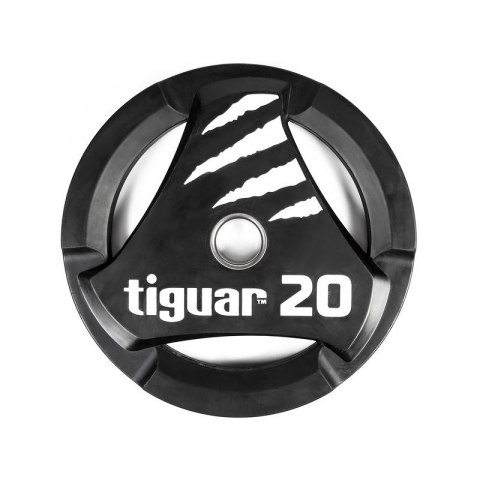 Talerz olimpijski tiguar PU 20 kg TI-WTPU02000 N/A