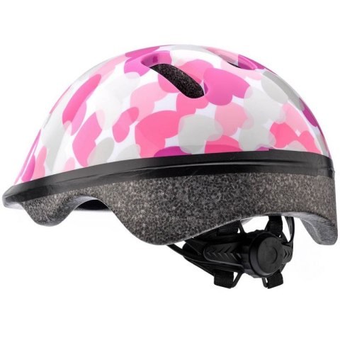 Kask rowerowy Meteor KS06 Hearts pink roz XS 44-48cm Jr 24818 N/A Kask rowerowy Meteor KS06 Hearts pink roz XS 44-48cm Jr 24818 N/A