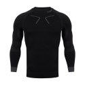Koszulka termoaktywna Alpinus Tactical Base Layer czarno-szara M GT43219 S