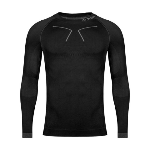 Koszulka termoaktywna Alpinus Tactical Base Layer czarno-szara M GT43219 S Koszulka termoaktywna Alpinus Tactical Base Layer czarno-szara M GT43219 S