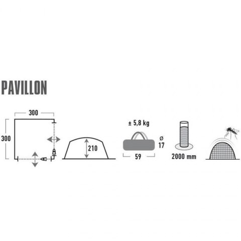 Pawilon High Peak Pavillon 14047 N/A Pawilon High Peak Pavillon 14047 N/A
