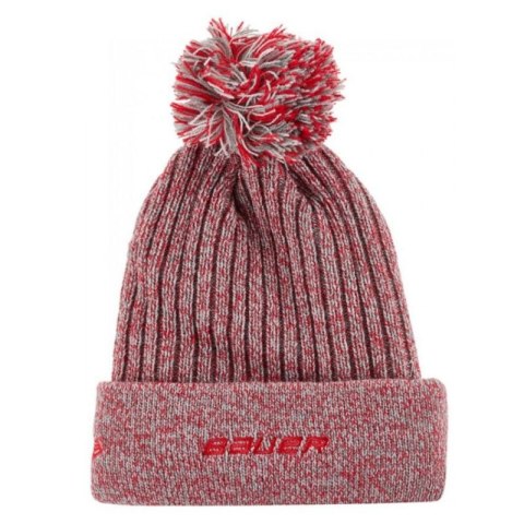 Czapka Bauer Team Knit Pom 1057011 czerwony
