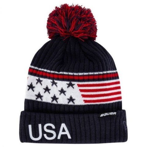 Czapka zimowa Bauer NE Pom Knit Jr 1059442 czarny Czapka zimowa Bauer NE Pom Knit Jr 1059442 czarny