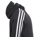 Bluza adidas Essentials 3S Full-zip Hoodie Jr GQ8356 140 cm