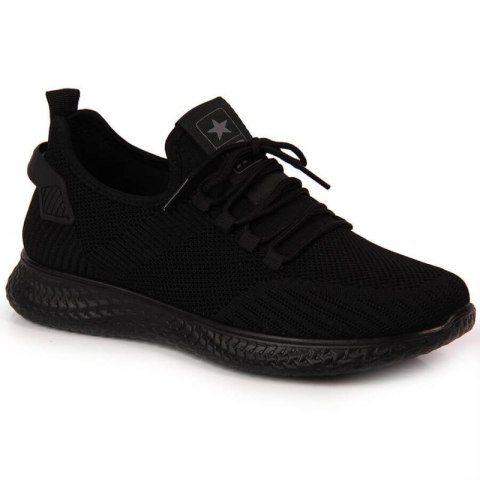 Buty sportowe tekstylne NEWS M EVE266A czarne 41 Buty sportowe tekstylne NEWS M EVE266A czarne 41