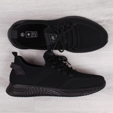 Buty sportowe tekstylne NEWS M EVE266A czarne 41 Buty sportowe tekstylne NEWS M EVE266A czarne 41