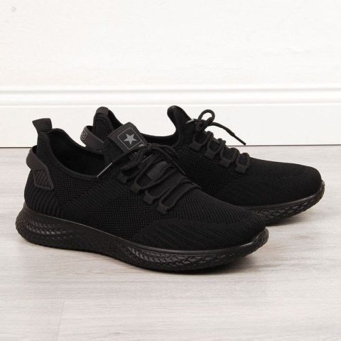 Buty sportowe tekstylne NEWS M EVE266A czarne 41 Buty sportowe tekstylne NEWS M EVE266A czarne 41