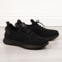Buty sportowe tekstylne NEWS M EVE266A czarne 43
