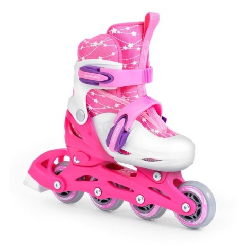 Zestaw SMJ Sport Combo Pink LED: 2w1 wrotko-rolki HS-TNK-000009549 30-33 Zestaw SMJ Sport Combo Pink LED: 2w1 wrotko-rolki HS-TNK-000009549 30-33