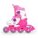 Zestaw SMJ Sport Combo Pink LED: 2w1 wrotko-rolki HS-TNK-000009549 30-33
