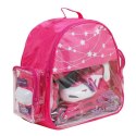 Zestaw SMJ Sport Combo Pink LED: 2w1 wrotko-rolki HS-TNK-000009549 30-33