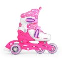 Zestaw SMJ Sport Combo Pink LED: 2w1 wrotko-rolki HS-TNK-000009549 30-33