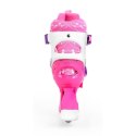 Zestaw SMJ Sport Combo Pink LED: 2w1 wrotko-rolki HS-TNK-000009549 30-33