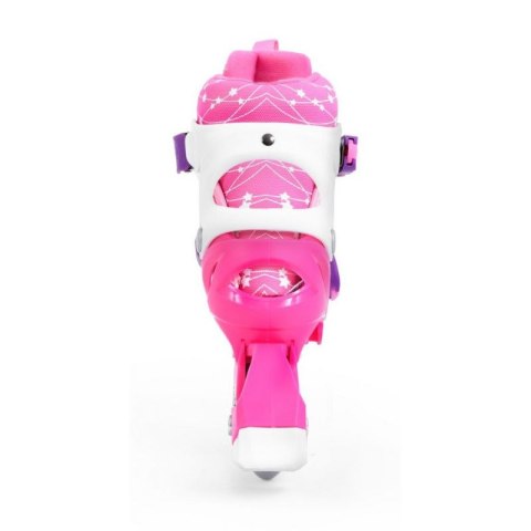 Zestaw SMJ Sport Combo Pink LED: 2w1 wrotko-rolki HS-TNK-000009549 30-33 Zestaw SMJ Sport Combo Pink LED: 2w1 wrotko-rolki HS-TNK-000009549 30-33