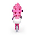 Zestaw SMJ Sport Combo Pink LED: 2w1 wrotko-rolki HS-TNK-000009549 30-33