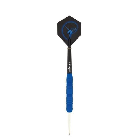 Rzutki steel tip Unicorn Core Plus - Blue Rubberised Brass 21g:8650|23g:8651|25g:8652 23 g Rzutki steel tip Unicorn Core Plus - Blue Rubberised Brass 21g:8650|23g:8651|25g:8652 23 g
